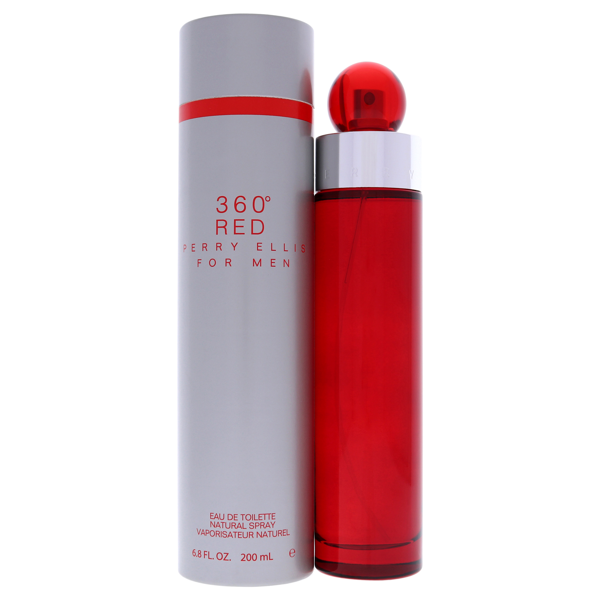 360 Red By Perry Ellis For Men 68 Oz Edt Spray